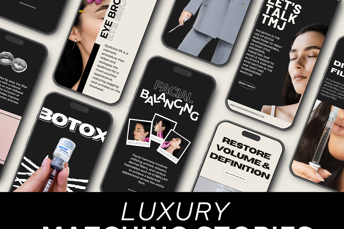 Instagram Templates for Canva Botox, a Social Media Template by Design Driven Media (Photo 3 of 10)