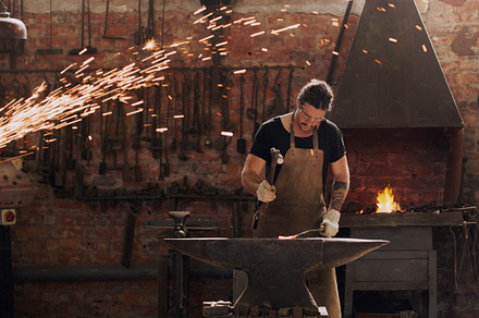 Striking cold iron is a waste of time and effort, a Photo by Peopleimages.com