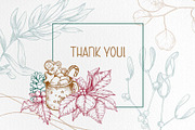 Christmas Line Art Clipart, a Decorative Illustration by BalanceUA (Thumbnail 8 of 9)
