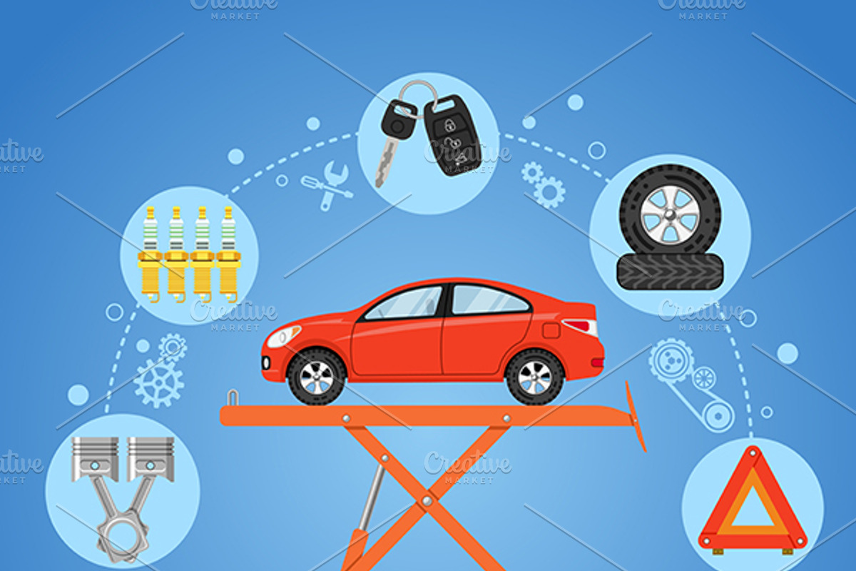 Car Service concept, an Object Graphic by TAlex