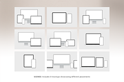 Multi Device Scene Creator +9 Scenes, a Device Mockup by Limitless Design (Thumbnail 2 of 13)
