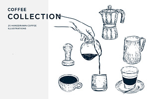 Coffee Illustration Set