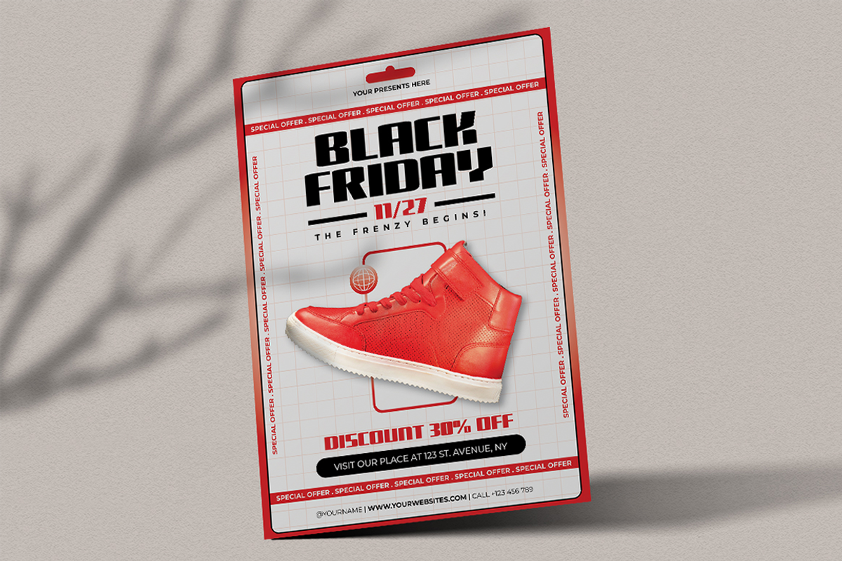 Retaka - Black Friday Flyer, a Flyer Template by Attype (Photo 2 of 4)