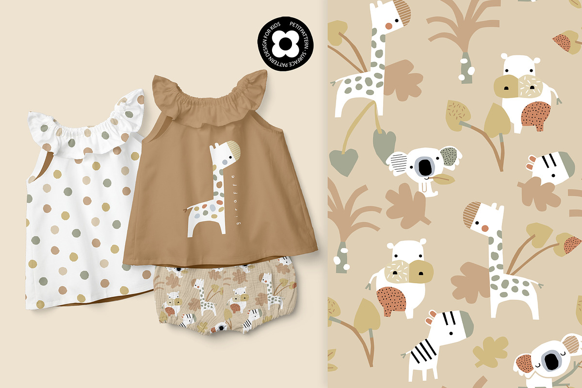 Rainforest pattern collection, a Pattern Graphic by Muriel Petitpattern