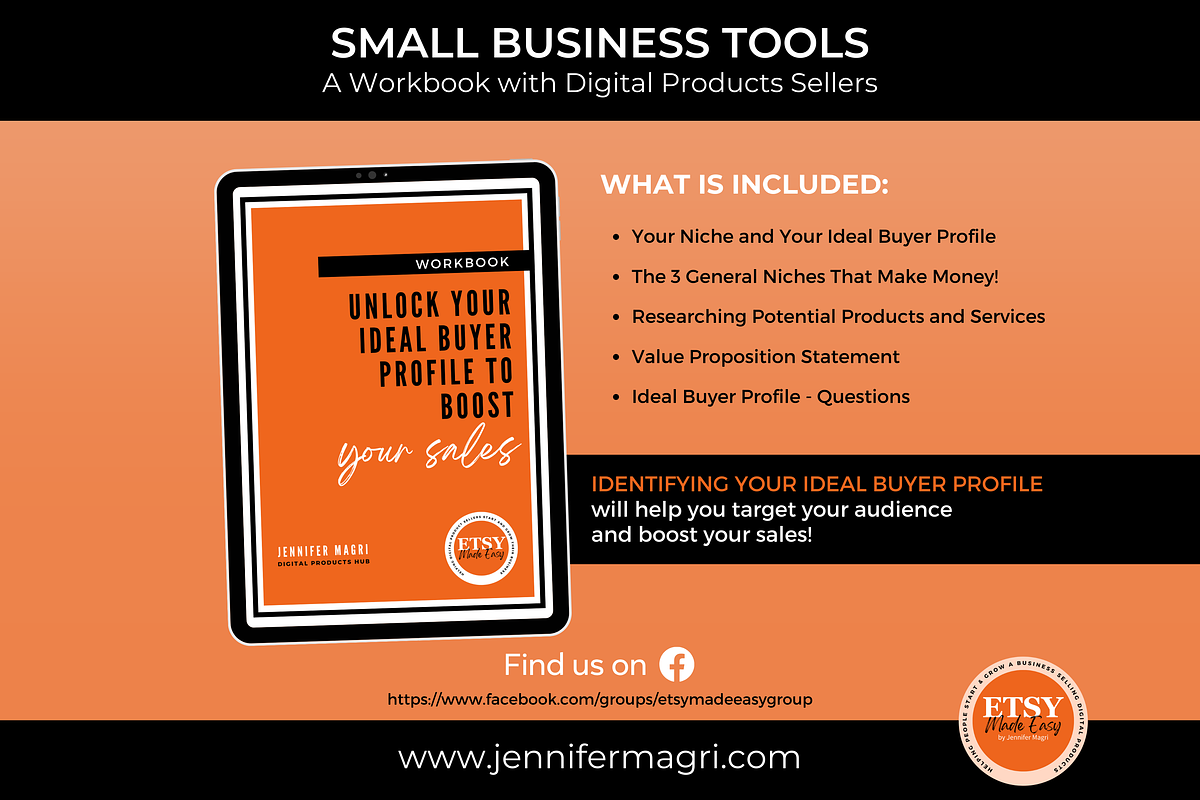 PDF Workbook Ideal Client Profile, a Templates & Theme by Jennifer Magri Templates (Photo 2 of 6)