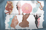 Watercolor Nature Clipart Set, an Animal Illustration by Neon Wild (Thumbnail 5 of 16)