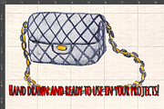 32 Womens Handbags Purses Watercolor, an Illustration by Violet LeBeaux (Thumbnail 3 of 3)