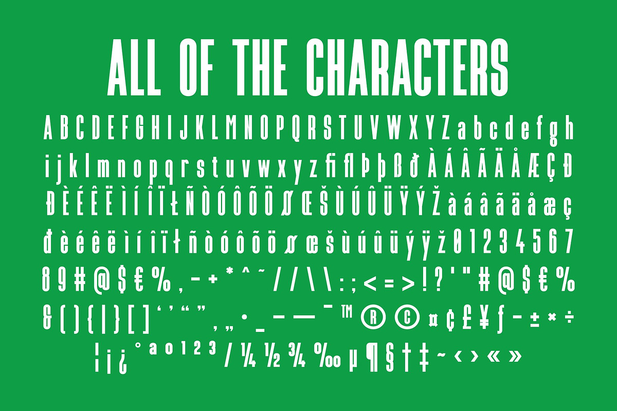CS Macklin – Condensed Font, a Sans Serif Font by Craft Supply Co. (Photo 8 of 8)
