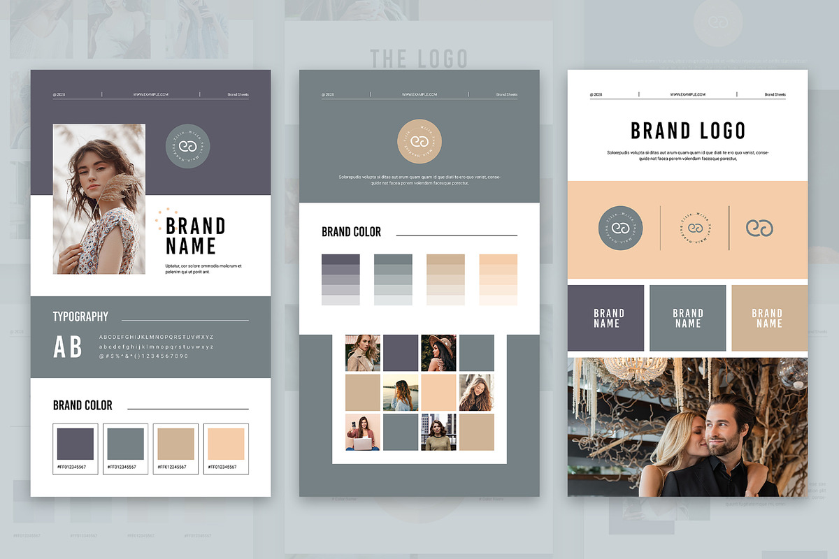 Brand Sheets Layout, an UI Kit Template by CreativeShaper (Photo 1 of 4)