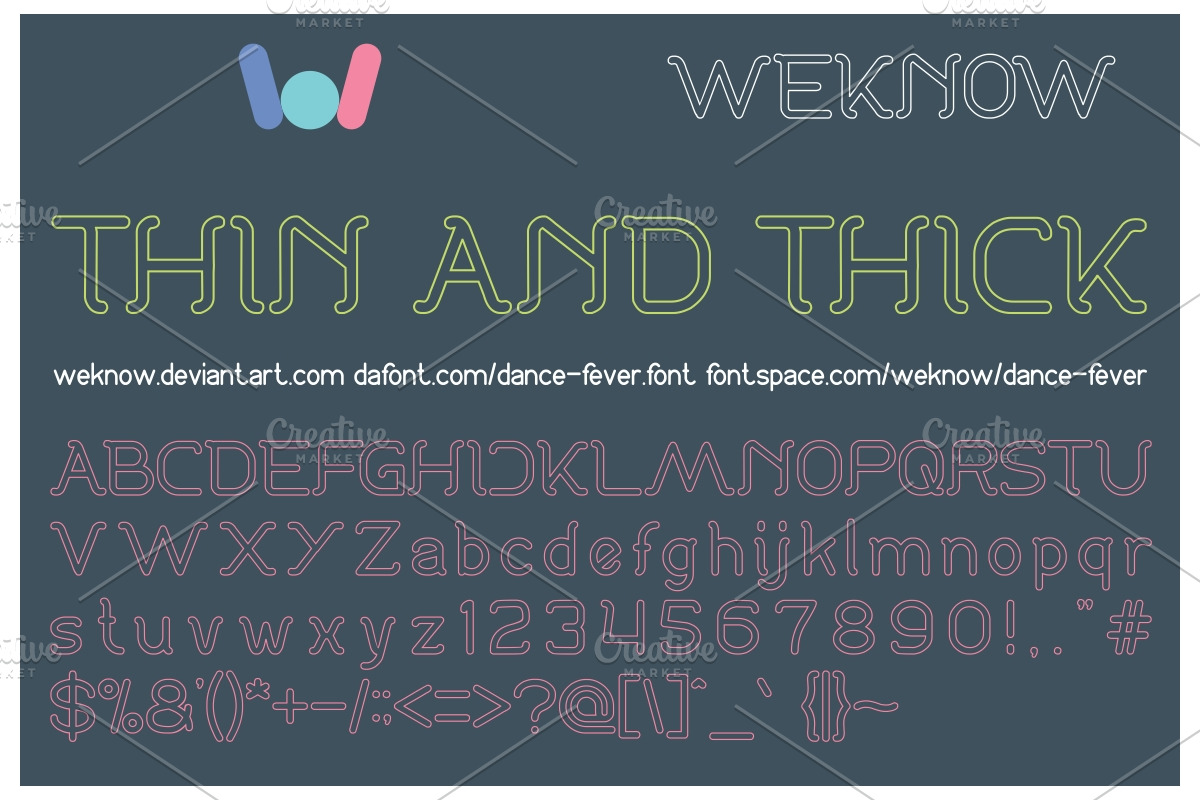 dance fever font preview 8