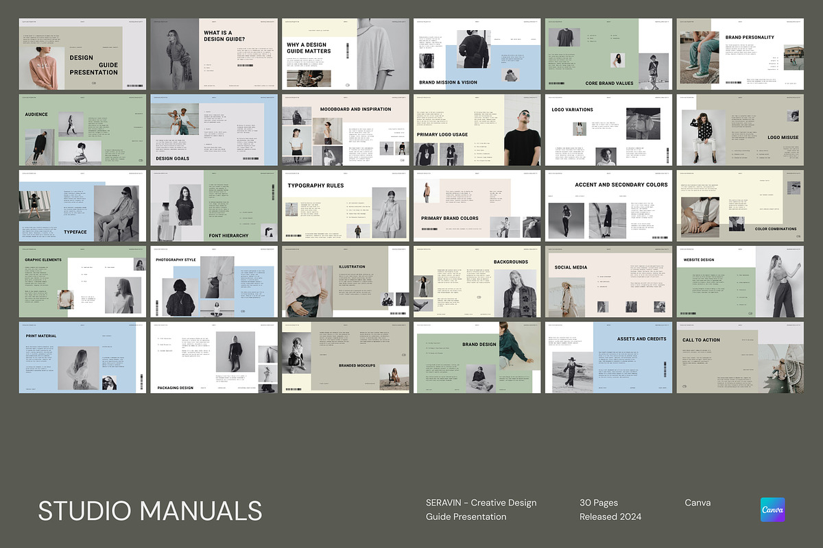 SERAVIN - Creative Design Guide, a Social Media Template by Studio Manuals (Photo 8 of 8)