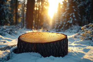 Old wooden tree stump, a Photo by AlyaAnd