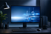 Futuristic Technology Backgrounds, a Background Graphic by MarisoArt (Thumbnail 4 of 5)