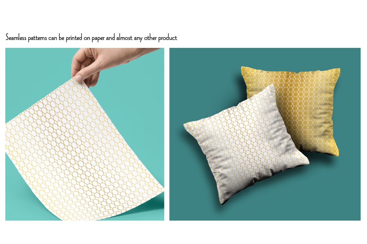 Seamless Gold Geometric Patterns, a Pattern Graphic by Melissa Held Designs (Photo 2 of 8)