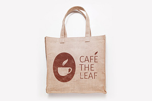 Cafe The Leaf Logo