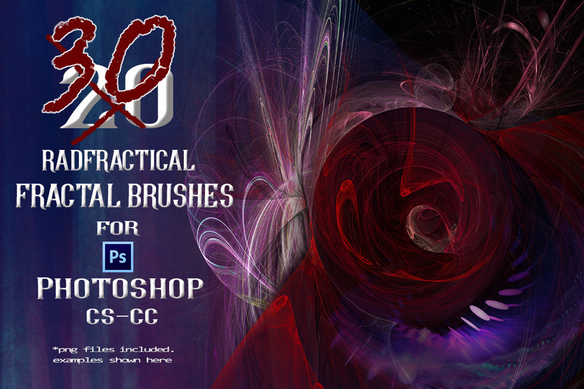 30 RadFractical Fractal Brushes