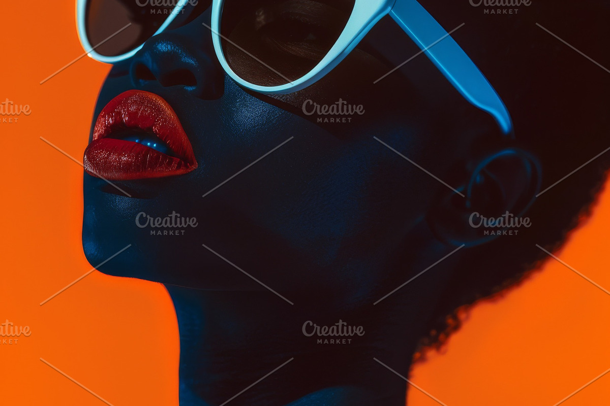 109 Fashion models in sunglasses, a Beauty & Fashion Photo by Handmadefont (Photo 16 of 113)