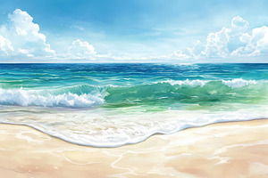 Beautiful watercolor painting, a Photo by Pavel_design