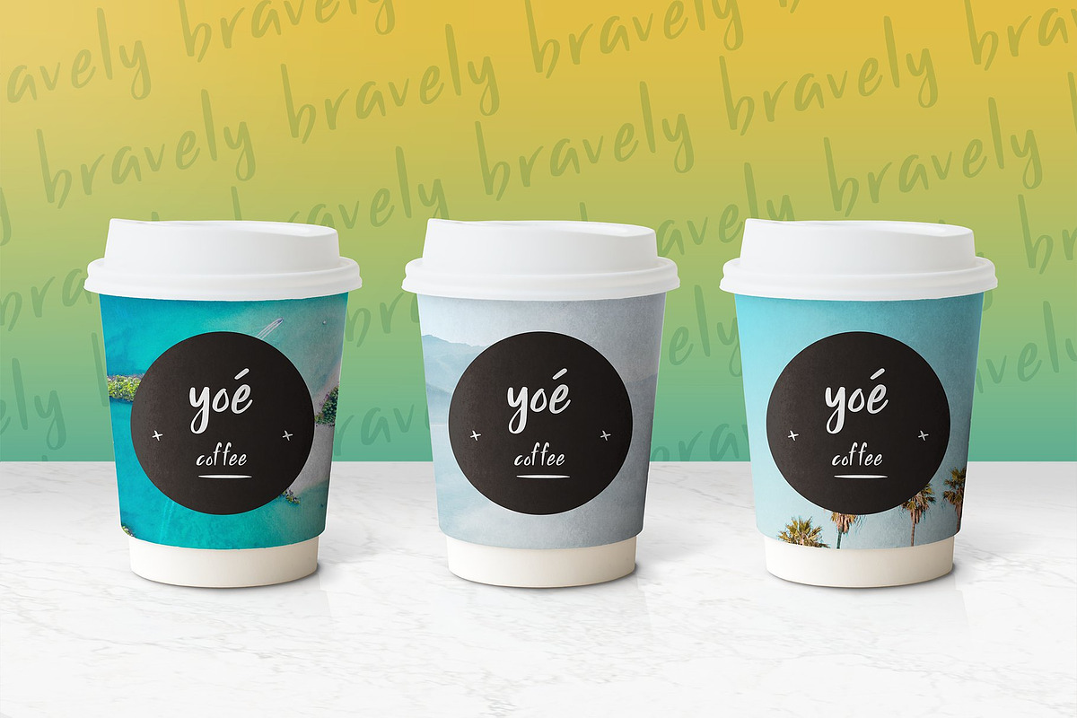 Bravely - Handwritten Font, a Script Font by Craft Supply Co. (Photo 3 of 9)