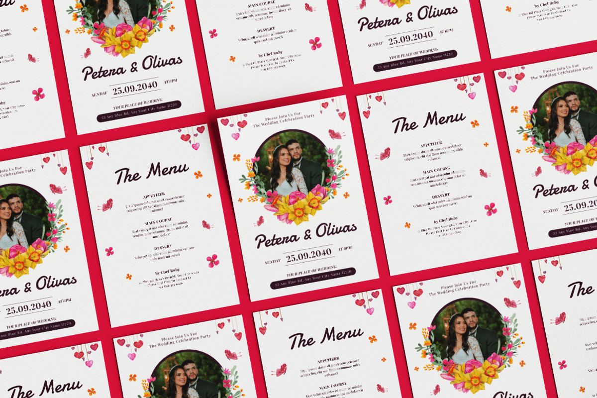 Just Married Wedding Invitation, an Invitation Template by dokudokunomi (Photo 4 of 4)