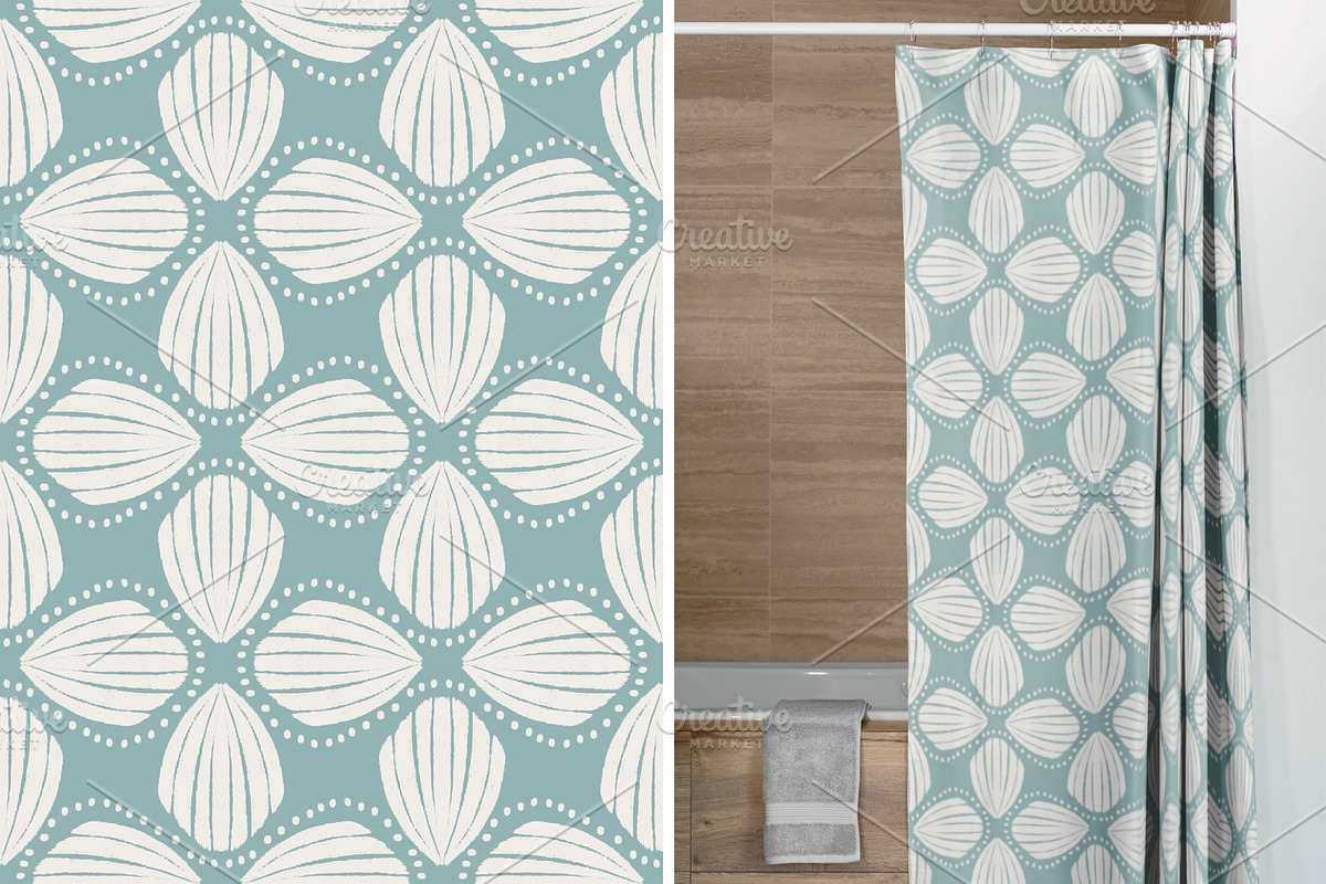 Abstract Floral Ikat Pattern, a Pattern Graphic by PPEthnicDecorPattern (Photo 6 of 7)