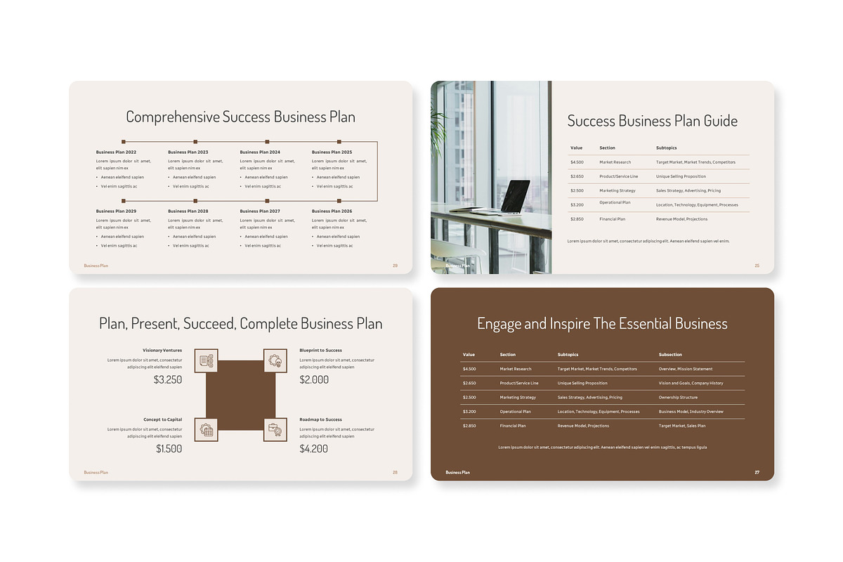 Business Plan PowerPoint Template, a Presentation Template by Premast (Photo 3 of 4)