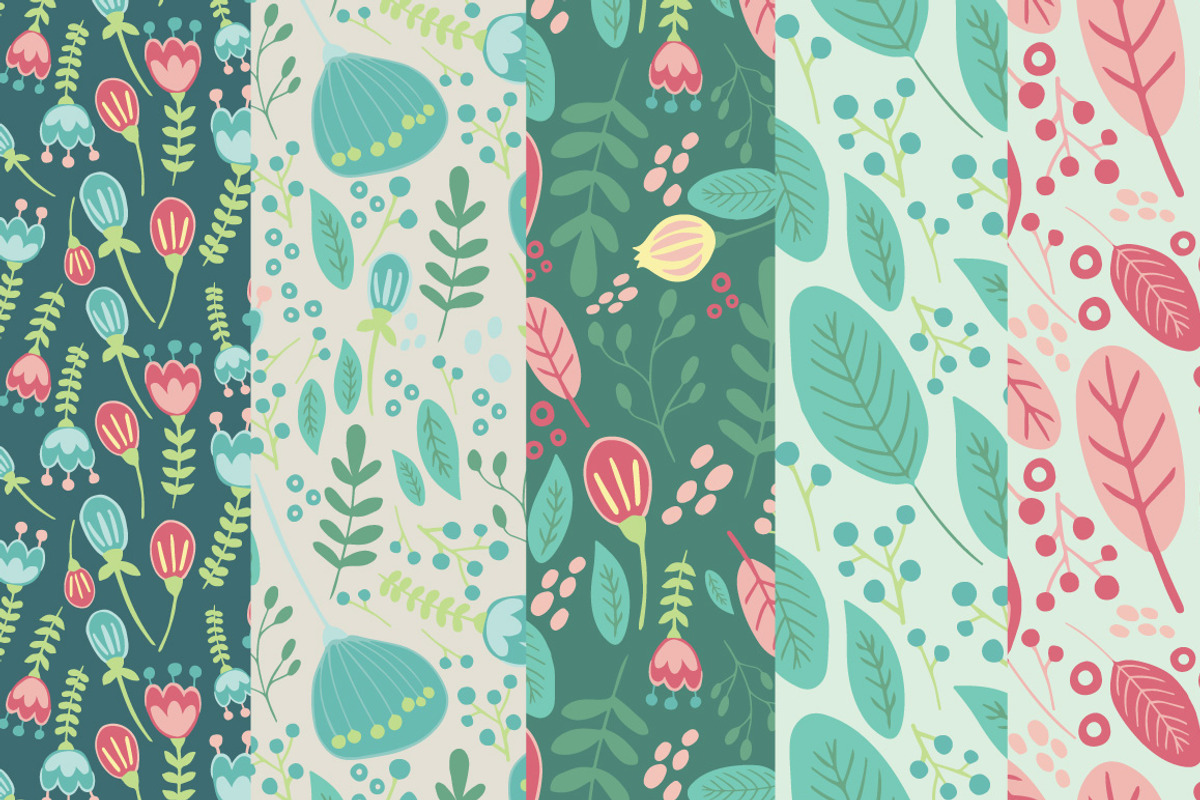 Pleasant Garden 15 Seamless Patterns, a Pattern Graphic by JM_Graphics (Photo 2 of 6)