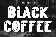Black Coffee, a Script Font by FreshTypeINK (Thumbnail 1 of 8)