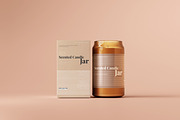 Amber Glass Candle Mockups, a Packaging Mockup by pmvch (Thumbnail 4 of 26)