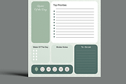 Daily Planner Template, a Stationery Template by MightyDesign (Thumbnail 5 of 8)
