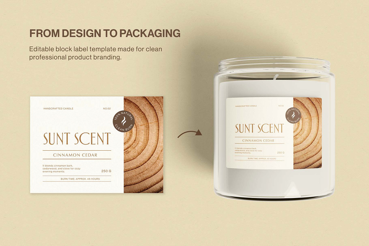Label Template Set, a Packaging Mockup by BrandPacks (Photo 9 of 14)