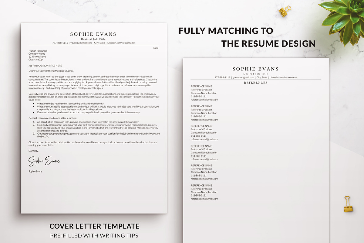 Modern ATS Resume Template, a Resume Template by BestResumes.Co (Photo 4 of 9)