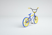 1980s Raleigh Burner BMX Bicycle, a Cars & Vehicle 3D Model by 3DTreatment (Thumbnail 14 of 25)