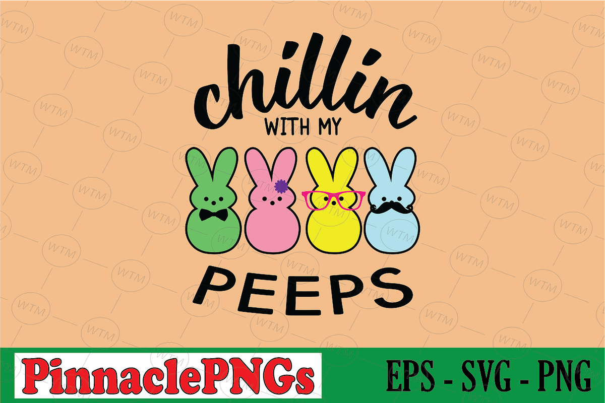 Chillin with my peeps, a Seasonal Illustration by Pinnacle PNGs (Photo 1 of 2)