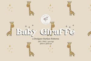 Baby Giraffe Surface Pattern