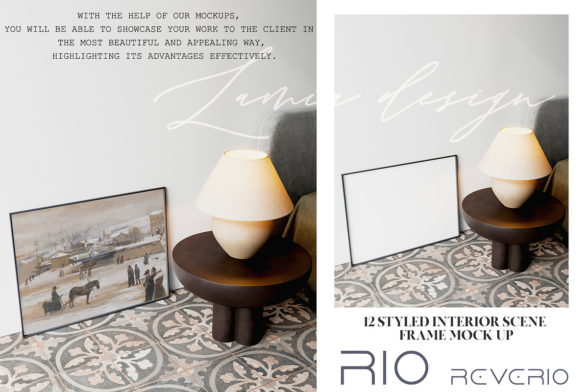 RIO Room & FRAME MOCKUP, a Household Mockup by LAMIA DESIGN (Photo 8 of 13)