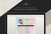 Editable Resume with Icons & Section, a Resume Template by ResumeInventor (Thumbnail 5 of 6)