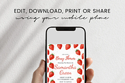 Berry Shower Baby Shower Invitation, a Card Template by Shinehoon (Thumbnail 3 of 6)