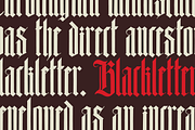 Durers Woodcut blackletter gothic, a Blackletter Font by kaer_shop (Thumbnail 7 of 12)