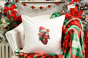 47 Gothic Floral Heart Clipart, a Seasonal Illustration by LA Design (Thumbnail 10 of 10)