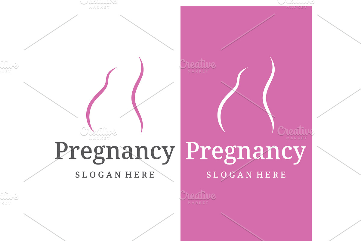 Pregnant logo of mother or woman, a Branding & Logo Template by LOGOCREATIVE