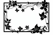 Floral Frame Silhouette Pack, an Illustration by BIPLOB EXPERT (Thumbnail 3 of 9)