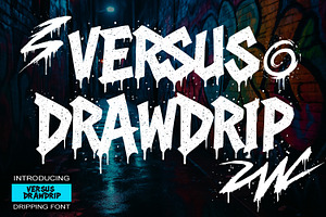 Dripping Graffiti Font, a Script Font by Art StoreID