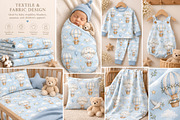 Cute Animals Nursery Wallpaper, a Wallpaper Graphic by by creative paper (Thumbnail 8 of 12)
