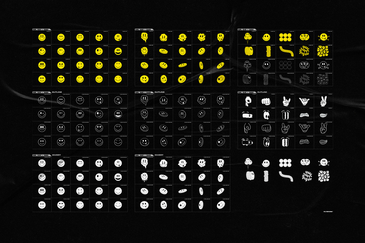 Acid Shapes, an Object Graphic by FLYERWRK (Photo 3 of 23)