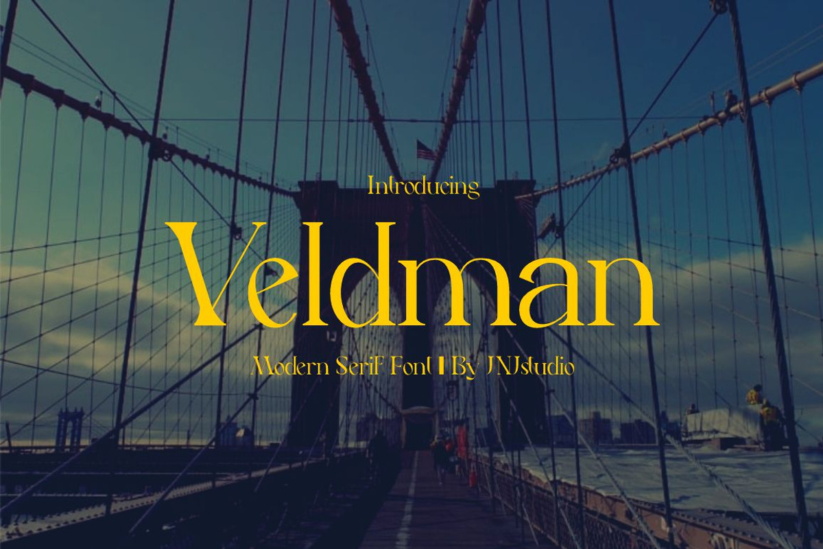 Veldman Serif Font, a Serif Font by JNJ Studio (Photo 1 of 10)
