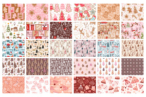 Winter And Christmas Patterns BUNDLE