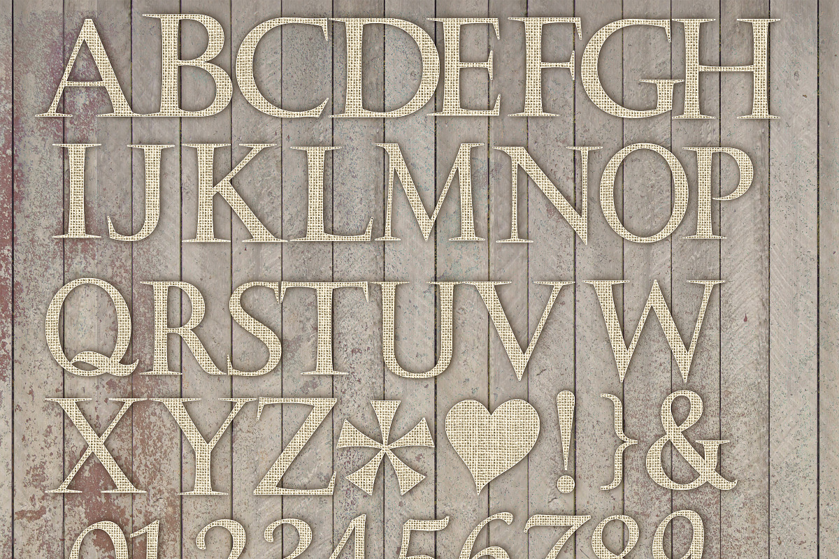 Burlap Banner/Pendants Pack preview 3