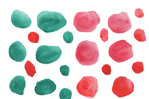 44 Water Color Brushes For Photoshop