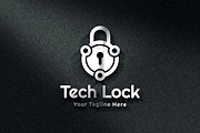 Tech Lock Logo, a Branding & Logo Template by Martin-Jamez (Thumbnail 2 of 3)
